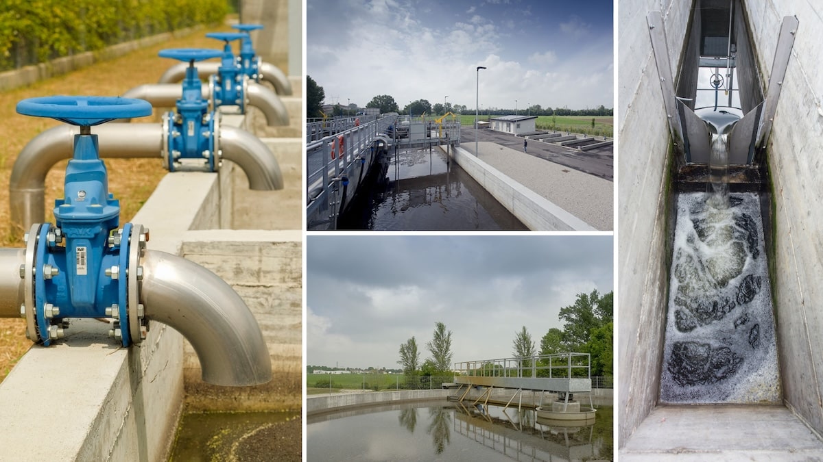 collage impianti di depurazione